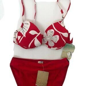 Seafolly 2 pc Bikini Set Swim suit Small 7 - 8